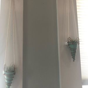 Hanging air plant holder set
